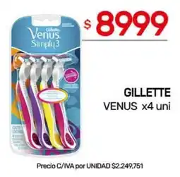 Nini Mayorista Gillette Venus Simply 3 oferta