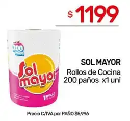 Nini Mayorista Sol mayor rollos de cocina oferta