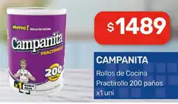 Nini Mayorista Campanita rollos de cocina practirrollo oferta