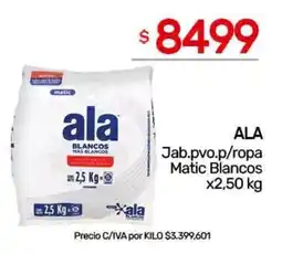 Nini Mayorista Ala jab.pvo.p/ropa matic blancos oferta