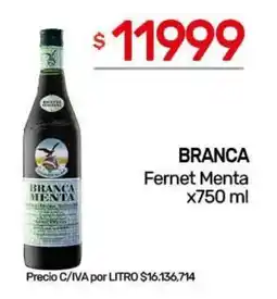 Nini Mayorista Branca fernet menta oferta