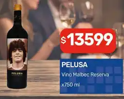 Nini Mayorista Pelusa vino malbec reserva oferta