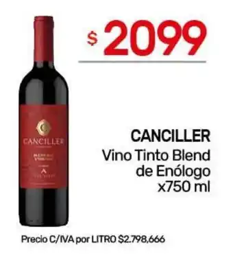 Nini Mayorista Canciller vino tinto blend de enólogo oferta