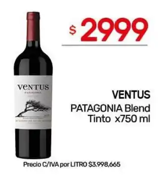 Nini Mayorista Ventus patagonia blend tinto oferta