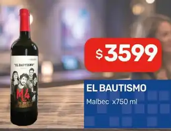 Nini Mayorista El bautismo malbec oferta