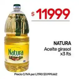 Nini Mayorista Natura aceite girasol oferta