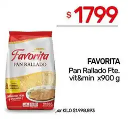 Nini Mayorista Favorita pan rallado fte. oferta