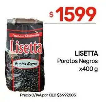 Nini Mayorista Lisetta porotos negros oferta