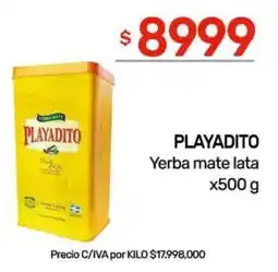 Nini Mayorista Playadito yerba mate lata oferta