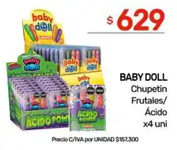 Nini Mayorista Baby doll chupetin frutales/ácido oferta