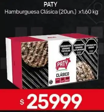 Nini Mayorista Paty hamburguesa clásica oferta
