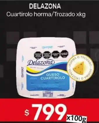 Nini Mayorista Delazona cuartirolo horma/trozado oferta