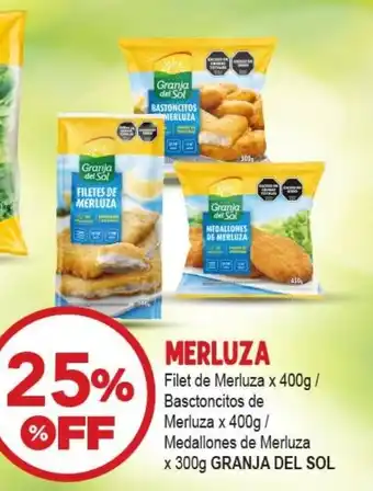 Nini Mayorista Granja del sol merluza oferta