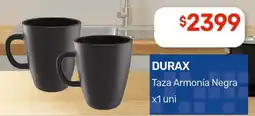 Nini Mayorista Durax taza armonía negra oferta