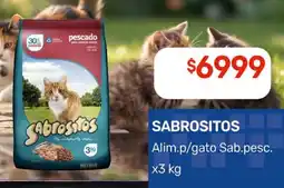Nini Mayorista Sabrositos alimento para gato sab. pescado oferta