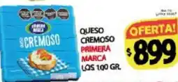 Supermercados Caracol Primera marca queso cremoso oferta