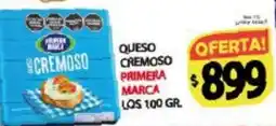 Supermercados Caracol Primera marca queso cremoso oferta