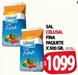 Supermercados Caracol Celusal sal fina oferta