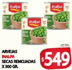 Supermercados Caracol Inalpa arvejas secas remojadas oferta