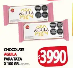 Supermercados Caracol Aguila barra de chocolate oferta
