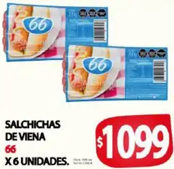 Supermercados Caracol 66 salchichas de viena oferta