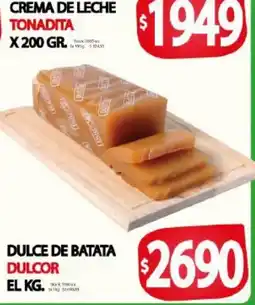 Supermercados Caracol Tonadita crema de leche oferta