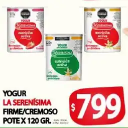 Supermercados Caracol La serenisima yogur firme/cremoso pote oferta