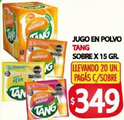 Supermercados Caracol Tang jugo en polvo oferta
