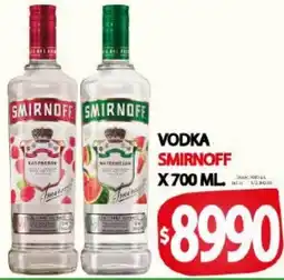 Supermercados Caracol Smirnoff vodka oferta