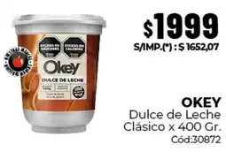 Diarco Okey dulce de leche clásico oferta