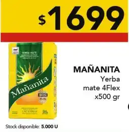 Nini Mayorista Mañanita yerba mate 4flex oferta