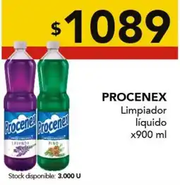 Nini Mayorista Procenex limpiador líquido oferta