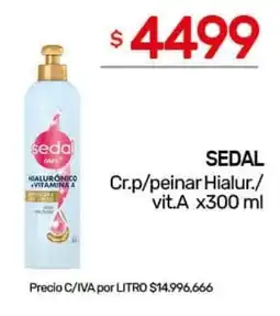 Nini Mayorista Sedal cr.p/peinar hialur./vit.a oferta
