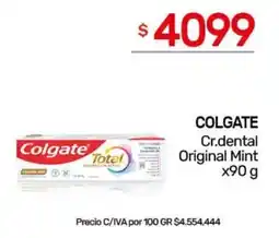 Nini Mayorista Colgate Cr.dental Original Mint oferta