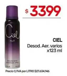 Nini Mayorista Ciel desod. aer. varios oferta