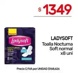 Nini Mayorista Ladysoft toalla nocturna soft normal oferta