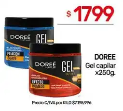 Nini Mayorista Doree gel capilar oferta