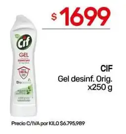 Nini Mayorista Cif gel desinf. oferta