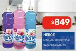 Nini Mayorista Heroe limp.liqu. botella varias fragancias oferta