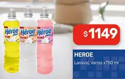 Nini Mayorista Heroe lavavaj. varios oferta