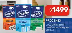 Nini Mayorista Procenex gold limpiador dp baño/vidrios/antigrasa oferta