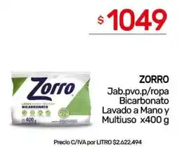 Nini Mayorista Zorro jab.pvo.p/ropa bicarbonato lavado a mano y multiuso oferta