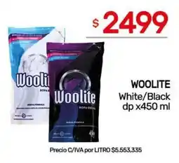Nini Mayorista Woolite white/black oferta