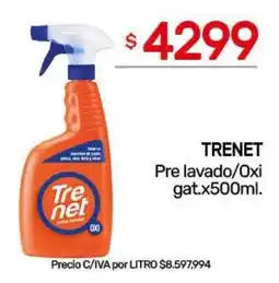 Nini Mayorista Trenet pre lavado/oxi oferta