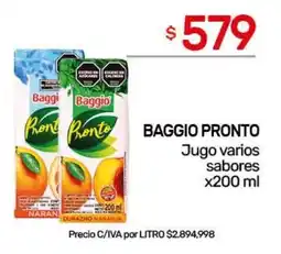 Nini Mayorista Baggio jugo varios sabores oferta
