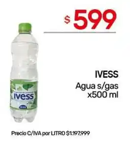 Nini Mayorista Ivess agua s/gas oferta