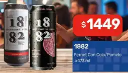 Nini Mayorista 1882 fernet con cola/pomelo oferta