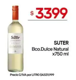 Nini Mayorista Suter Bco.Dulce Natural oferta