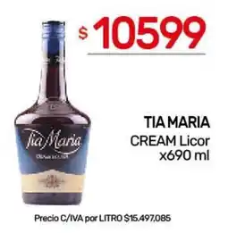 Nini Mayorista Tia maria cream licor oferta
