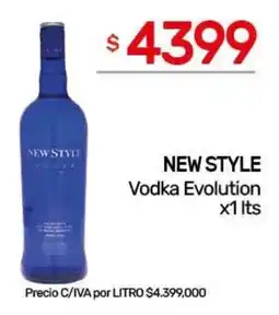 Nini Mayorista New style vodka evolution oferta